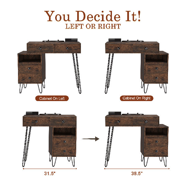 Corrigan Studio® Cheneyville Vanity Set with Stool and Mirror & Reviews